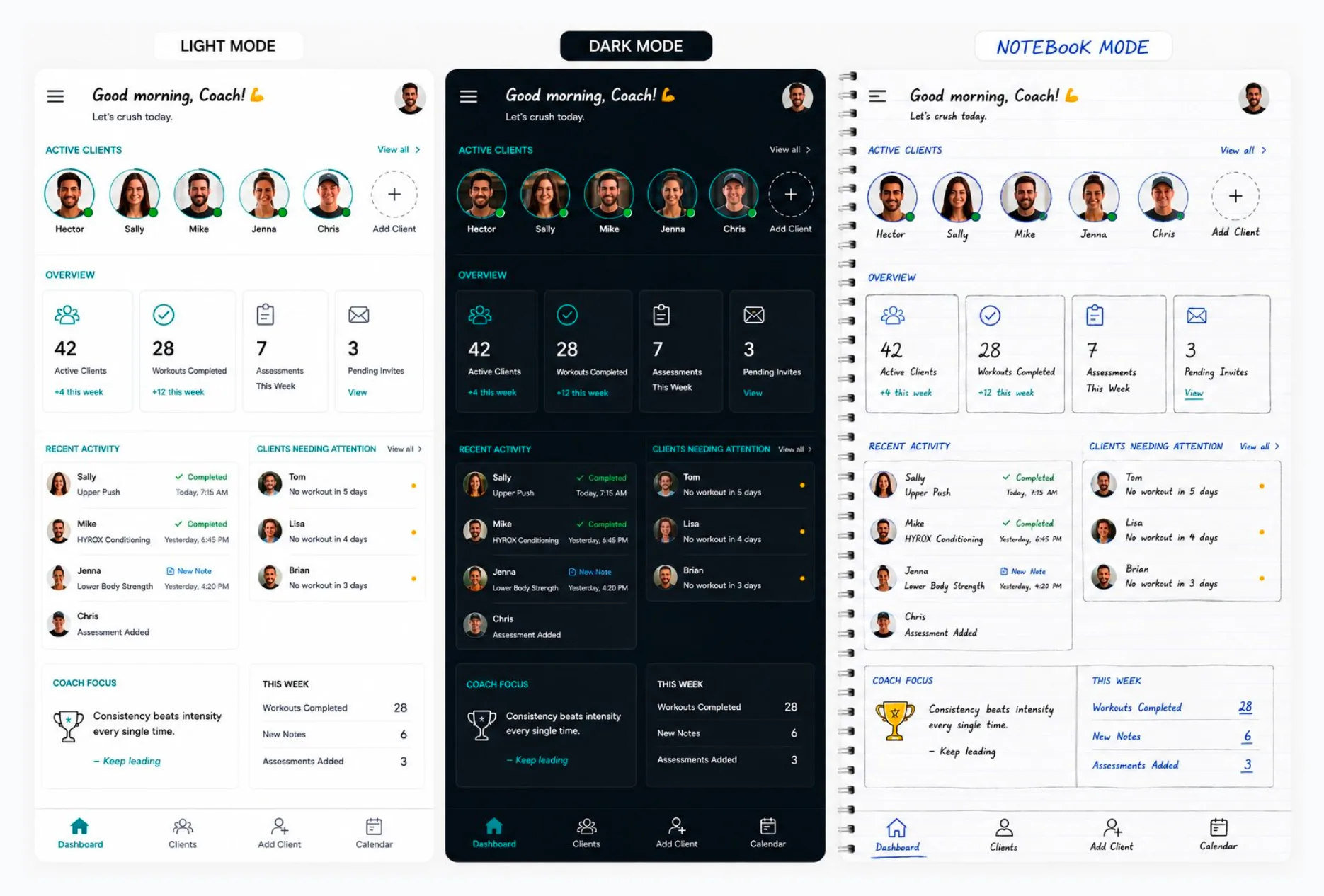 TTN Pro — early product mockup
